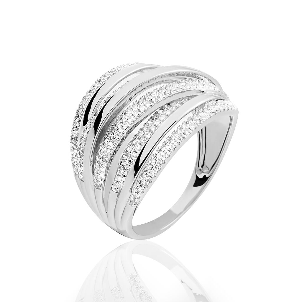 Bague Dionise Or Blanc Diamant - Bagues pierres précieuses Femme | Marc Orian