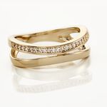 Bague Vitoria Plaqu&eacute; Or Jaune Oxyde De Zirconium - Bijoux fantaisie Femme | Marc Orian