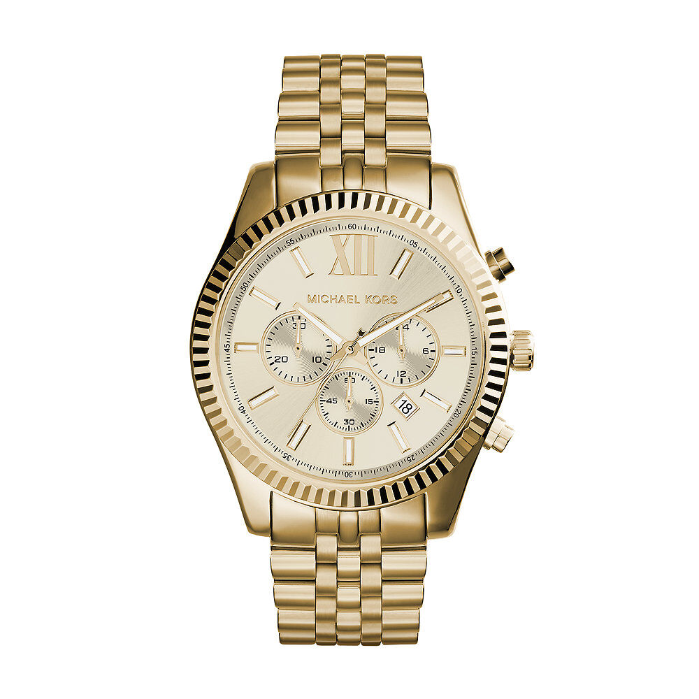 Montre Michael Kors Lexington Dor&eacute; - Montres &eacute;tanches Homme | Marc Orian