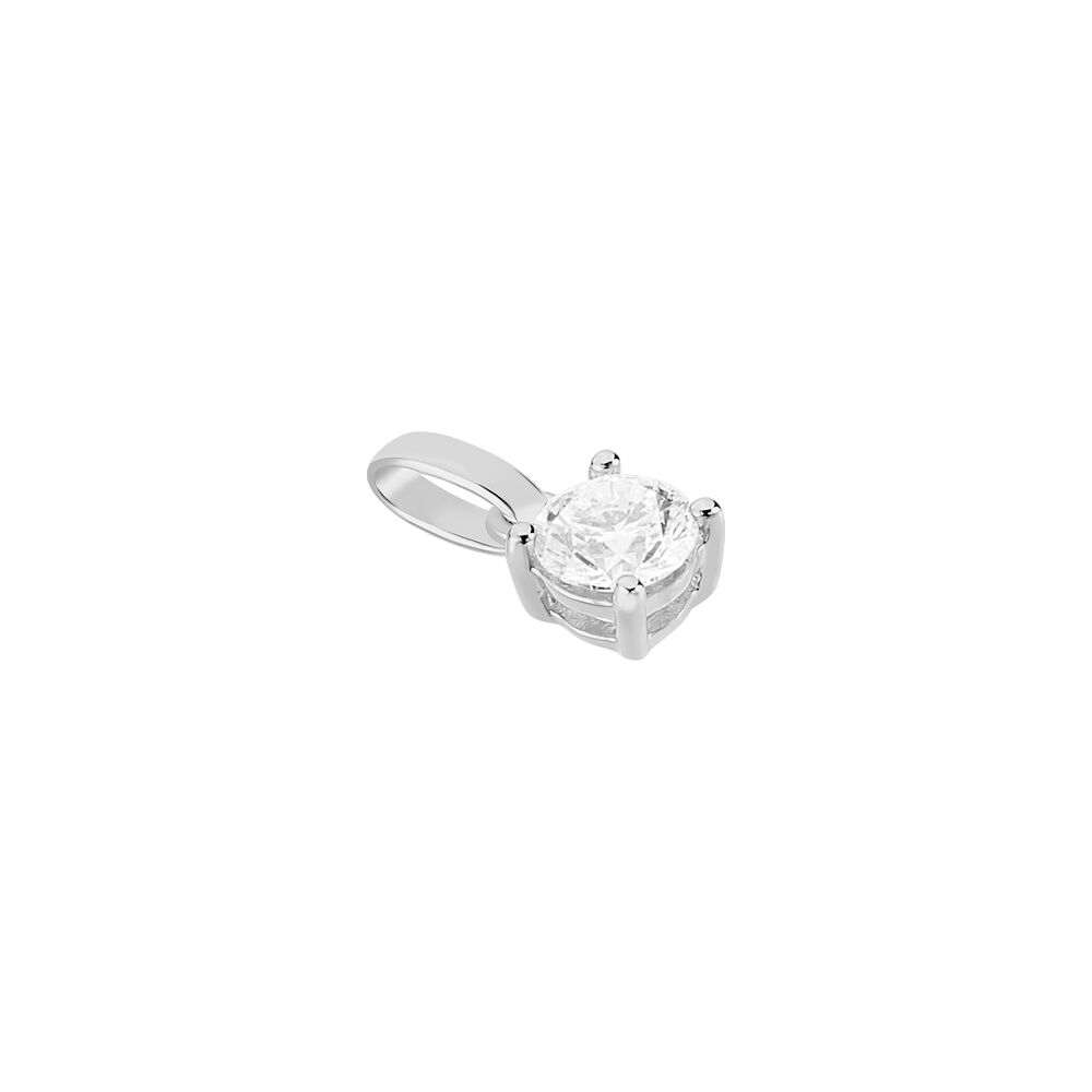 Pendentif Aliona Or Blanc Diamant - Pendentifs Femme | Marc Orian