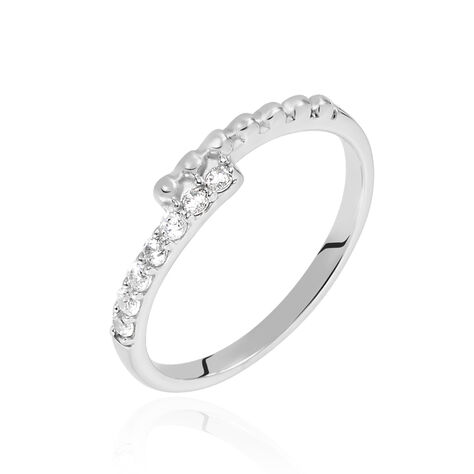 Bague Pisa Argent Blanc Oxyde De Zirconium - Bagues avec pierre Femme | Marc Orian