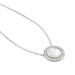 Collier Nawala Argent Blanc Oxyde De Zirconium Et Nacre - Colliers avec pierres Femme | Marc Orian