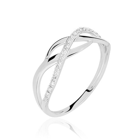 Bague Omnia Or Blanc Diamant - Bagues pierres précieuses Femme | Marc Orian