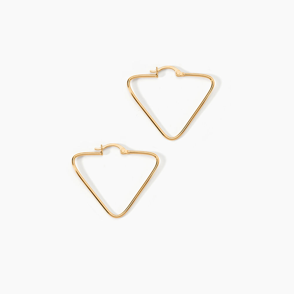 Cr&eacute;oles Doris Plaqu&eacute; Or Jaune - Cr&eacute;oles Femme | Marc Orian