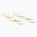 Boucles D'oreilles Pendantes Lucia Or Bicolore - Pendantes Femme | Marc Orian