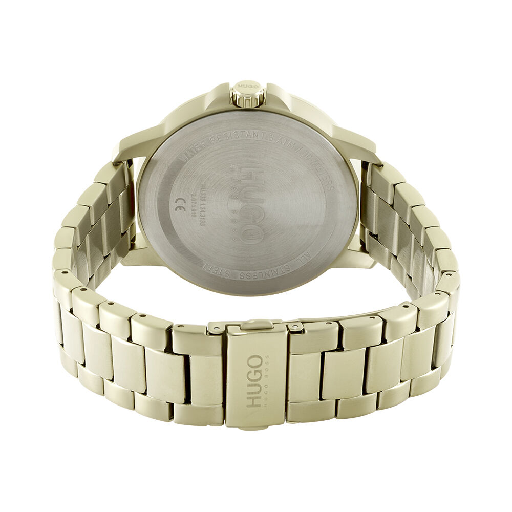 Montre Hugo Focus Champagne - Montres étanches Homme | Marc Orian