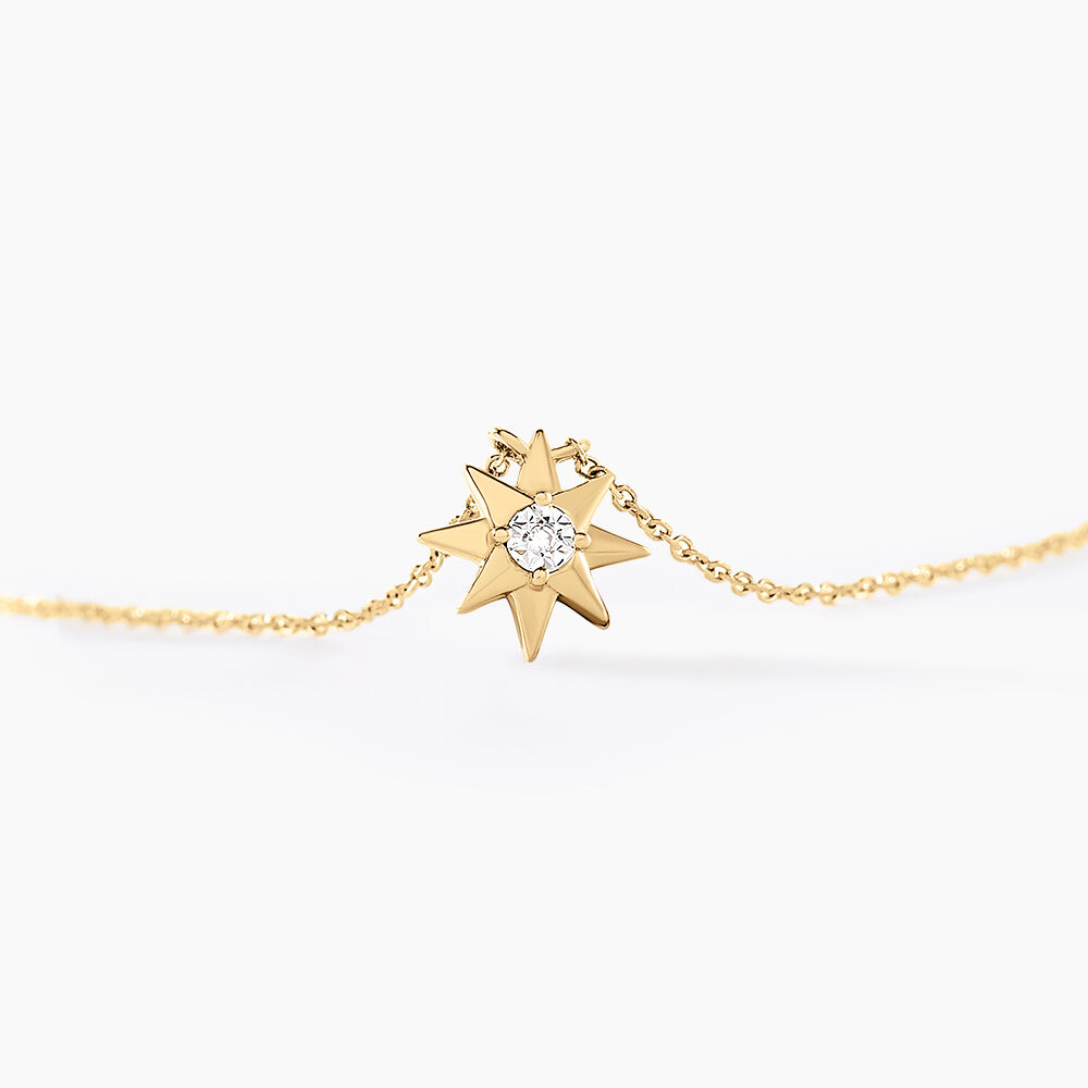 Collier Confucius Or Jaune Diamant - Colliers avec pierres Femme | Marc Orian