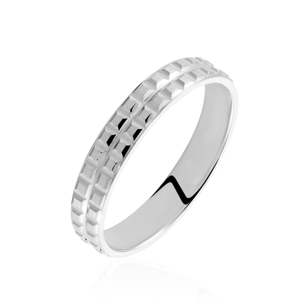 Alliance Patriz Argent - Alliances classiques Homme | Marc Orian