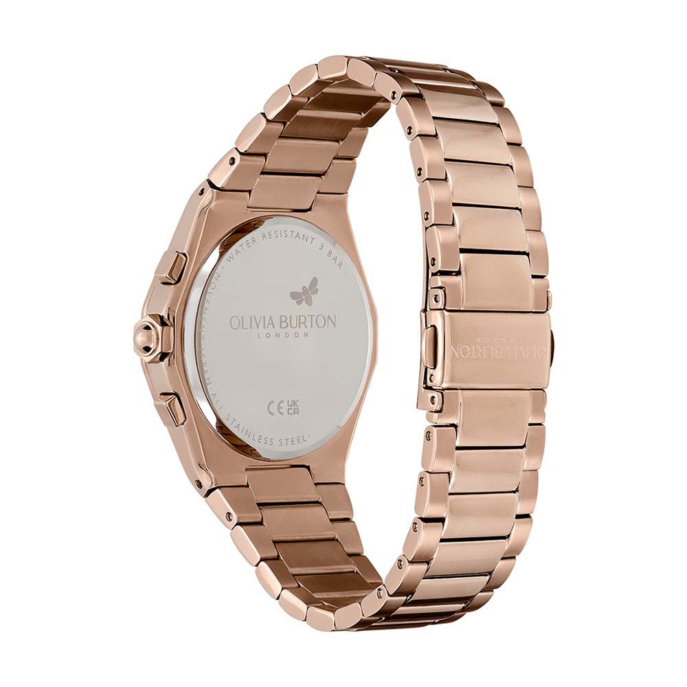 Montre Olivia Burton Hexa Multifonction Rose - Montres étanches Femme | Marc Orian