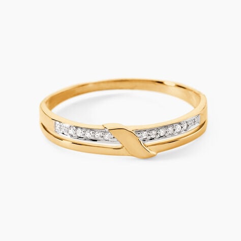 Bague Daynis Or Jaune Diamant - Parures de mariage Femme | Marc Orian