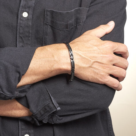 Bracelet Phebus Him Classique Acier Noir - Bracelets Homme | Marc Orian