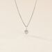 Pendentif Eudocie Coeur Lisse Or Blanc - Pendentifs Femme | Marc Orian