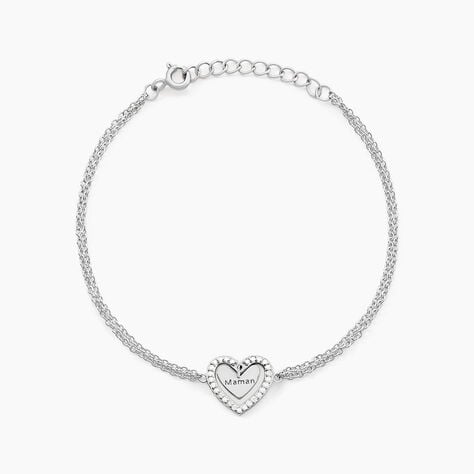 Bracelet Gloria Argent Blanc Oxyde De Zirconium - Bracelets chaînes Femme | Marc Orian