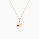 Pendentif Helidie Coccinelle Lettre Or Jaune - Pendentifs Enfant | Marc Orian