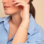 Bracelet L&eacute;va Argent Blanc Oxyde De Zirconium - Bracelets fantaisie Femme | Marc Orian