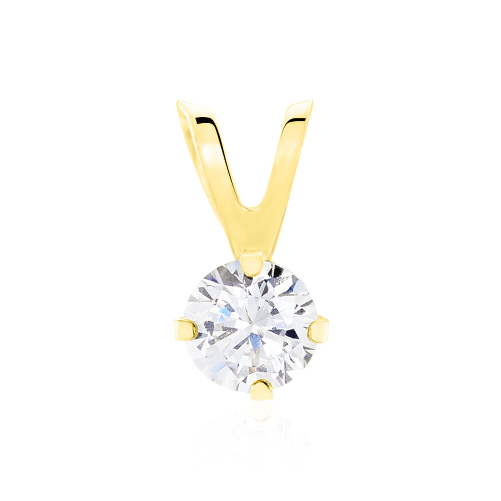 Pendentif Mabila Or Jaune Oxyde De Zirconium - Pendentifs Femme | Marc Orian