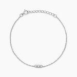 Bracelet Janys Argent Blanc Oxyde De Zirconium - Bracelets fantaisie Femme | Marc Orian