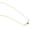 Collier Emeald Is The New Black Or Jaune Emeraude Diamant - Colliers avec pierres Femme | Marc Orian
