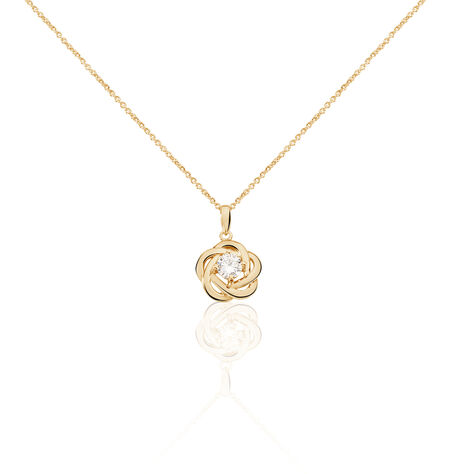 Collier Djanaelle Plaqué Or Jaune Oxyde De Zirconium - Colliers avec pierres Femme | Marc Orian
