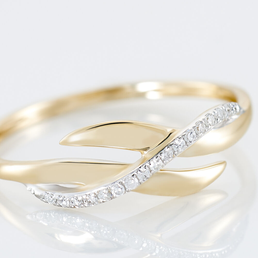 Bague Ester Or Jaune Diamant - Bagues pierres précieuses Femme | Marc Orian