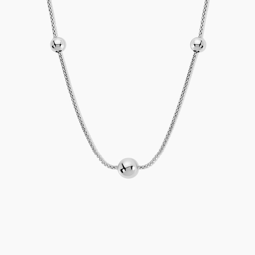 Collier Catarina Argent Blanc - Colliers fantaisie Femme | Marc Orian
