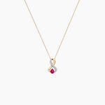 Collier Iolo Or Jaune Rubis - Colliers avec pierres Femme | Marc Orian