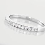 Alliance Florence Argent Blanc Oxyde De Zirconium - Alliances duo Femme | Marc Orian