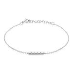 Bracelet Teressa Argent Blanc - Bracelets fantaisie Femme | Marc Orian
