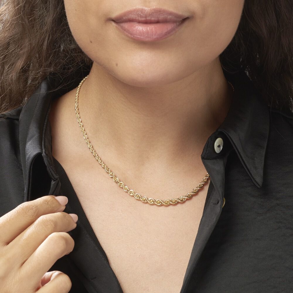 Collier Jerry Maille Corde Or Jaune - Chaines Femme | Marc Orian