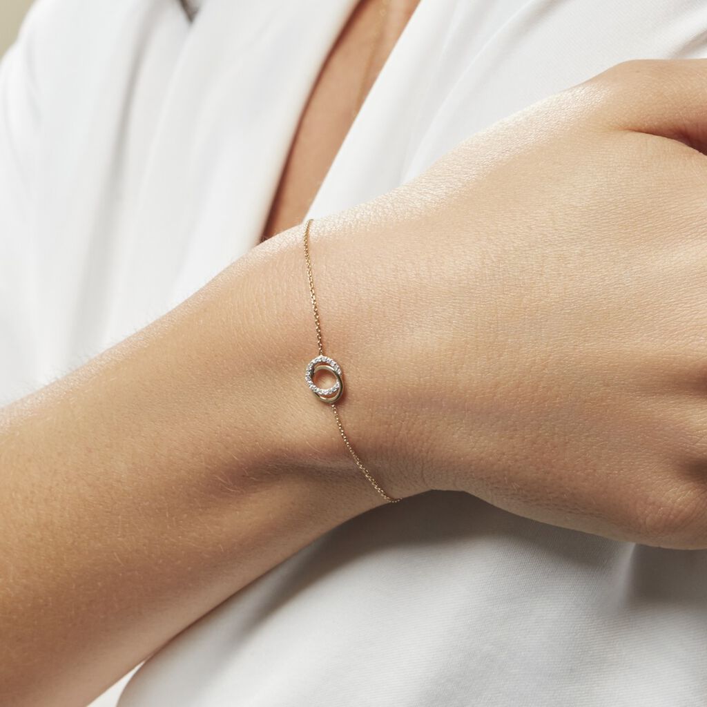 Bracelet Absolu Or Bicolore Diamant - Bracelets chaînes Femme | Marc Orian