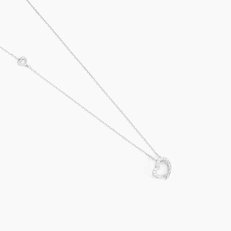 Collier Louise Or Blanc Diamant - Colliers avec pierres Femme | Marc Orian