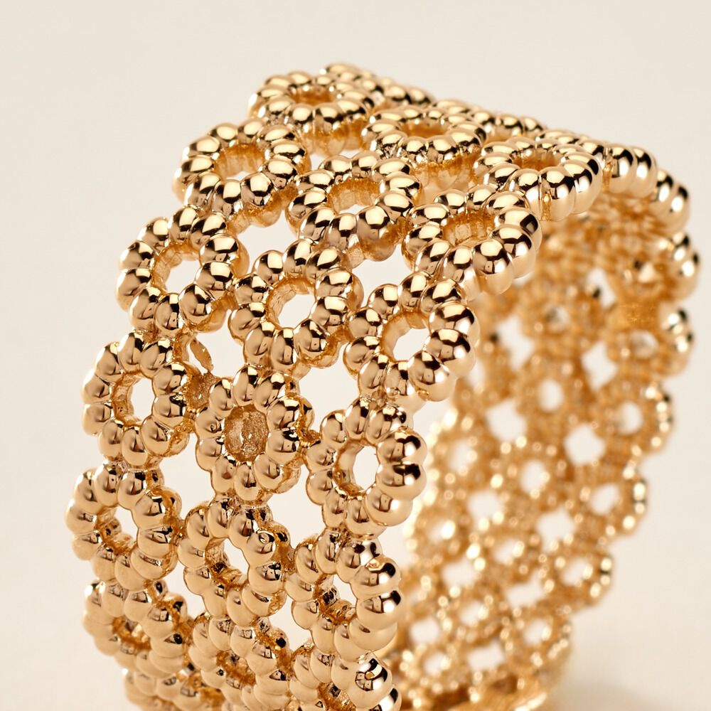 Bague Palmeta Plaqué Or Jaune - Bagues dorées Femme | Marc Orian