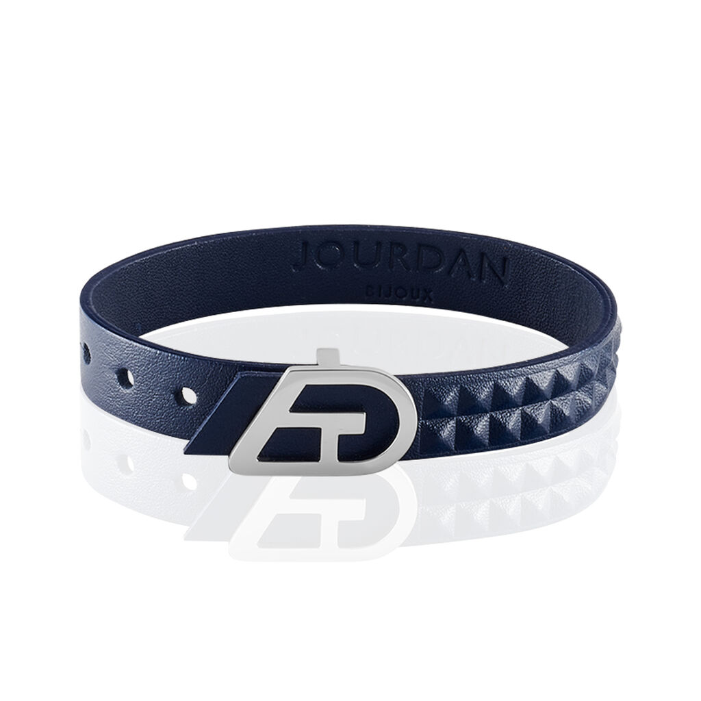 Bracelet Clovis Acier Blanc - Bracelets cuir Famille | Marc Orian