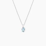 Pendentif Prudencia Or Blanc Topaze - Pendentifs Femme | Marc Orian