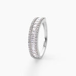 Bague Or Blanc Jacklyn Oxyde De Zirconium - Bagues avec pierre Femme | Marc Orian