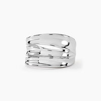 Bague Edwyna Argent Blanc