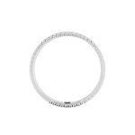 Alliance Multi Facettes Diamantee Or Blanc - Alliances duo Unisex | Marc Orian