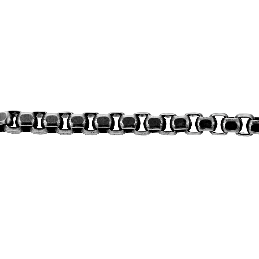 Bracelet Emrick Acier Gris - Bracelets chaînes Homme | Marc Orian