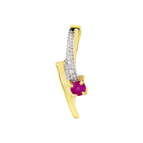 Pendentif Mahya Or Jaune Rubis - Pendentifs Femme | Marc Orian