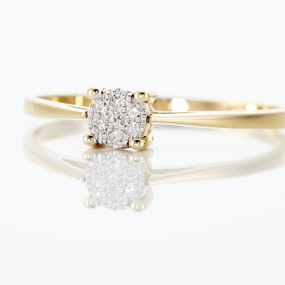 Bague Sandrine Or Jaune Diamant - Parures de mariage Femme | Marc Orian