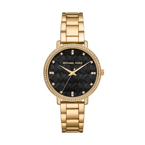 Bijoux Michael Kors Montre Connectée Femme couleur or et strass