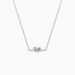 Collier Haria Argent Blanc - Colliers fantaisie Femme | Marc Orian