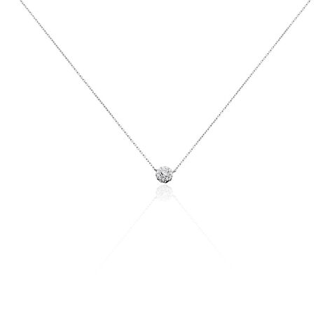 Collier Swanny Argent Blanc Oxyde De Zirconium - Colliers avec pierres Femme | Marc Orian