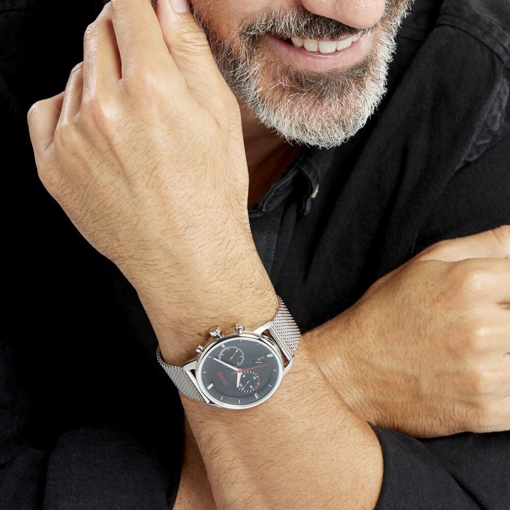 Montre Hugo Advise Noir - Montres classiques Homme | Marc Orian