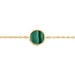 Bracelet Plaqué Or Neassa Malachite - Bracelets Medailles Femme | Marc Orian