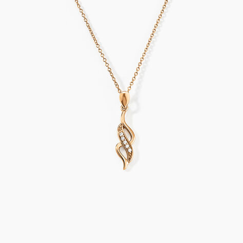 Collier Ishaae Plaqué Or Jaune Oxyde De Zirconium - Colliers avec pierres Femme | Marc Orian