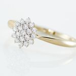 Bague Or Jaune Kailyn Oxyde De Zirconium - Solitaires Femme | Marc Orian