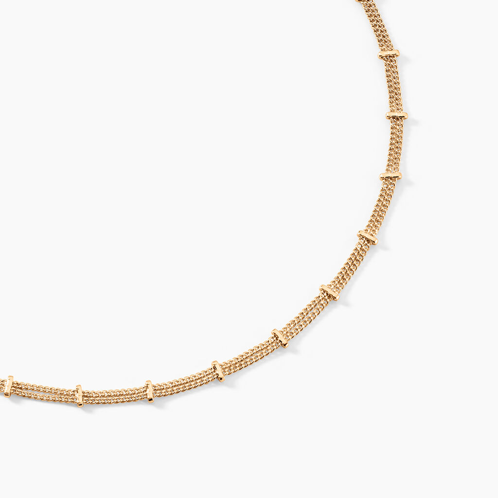 Collier Naria Plaqu&eacute; Or Jaune - Colliers multirangs Femme | Marc Orian
