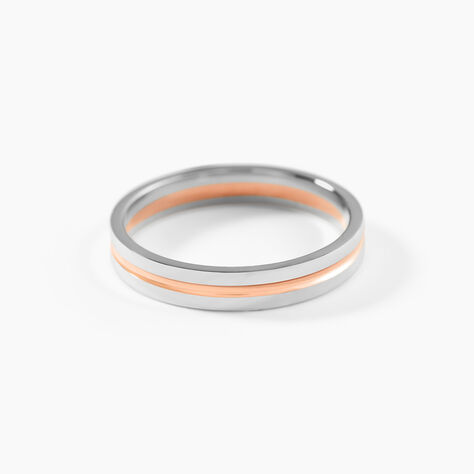 Alliance Liseret Ruban Plat Or Bicolore - Alliances duo Unisex | Marc Orian