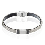 Bracelet Acier Blanc Joffrey - Bracelets cuir Homme | Marc Orian